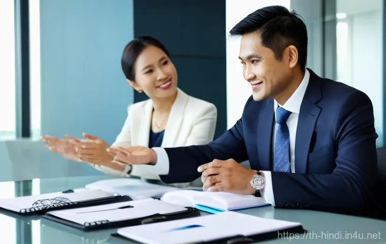 힌디어 통역사 되는 법 - **Prompt 1: "The Bright Future of Hindi in Thailand's Business Landscape"**
    A vibrant, medium sh...